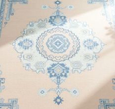 Handknotted Oushak in Wool Rug